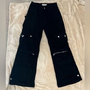 Black Wide Leg Pant with pockets